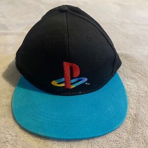 Playstation Cap Snapback Black Teal‎ Official Licensed Product 2018 SCEA Men